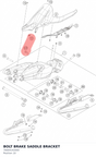 Diagram preview: BOLT BRAKE SADDLE BRACKET (76004142000)