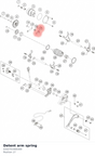Diagram preview: Detent arm spring (0102701400300)