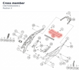 Diagram preview: Cross member (C90703002004C1)