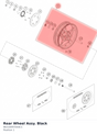 Diagram preview: Rear Wheel Assy. Black (96310097044C1)