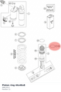 Diagram preview: Piston ring 44x46x8 (46812011)