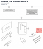 Diagram preview: HANDLE FOR HOLDING WRENCH (60012060000)