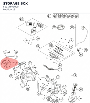 Diagram preview: STORAGE BOX (60314078000)