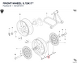 FRONT WHEEL 3.75X17"