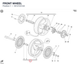 FRONT WHEEL 50121041AA diagram position
