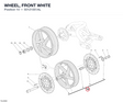 WHEEL, FRONT WHITE 50121051AL diagram position