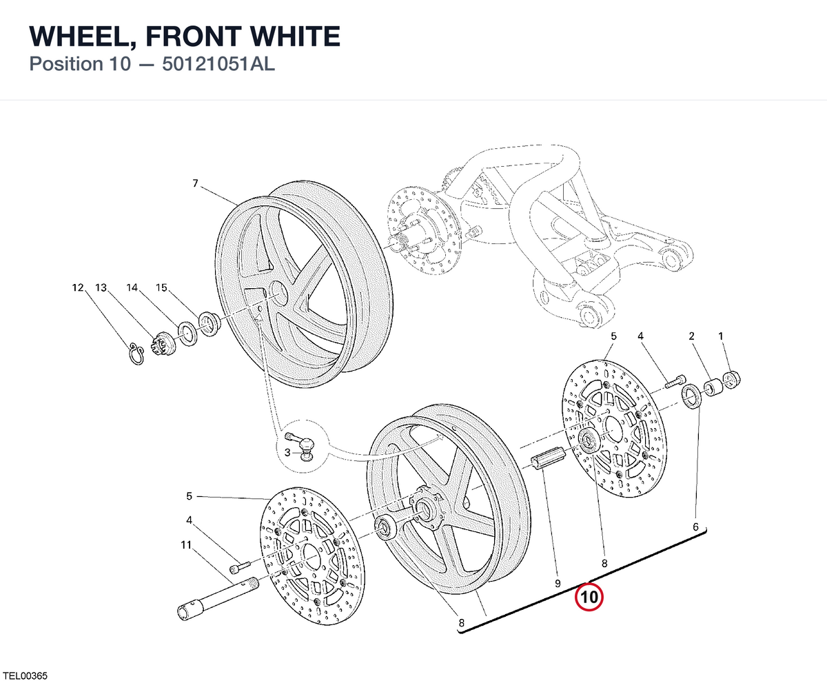WHEEL, FRONT WHITE 50121051AL diagram position