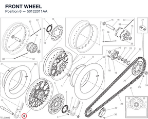 FRONT WHEEL 50122011AA diagram position