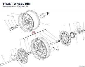 FRONT WHEEL RIM 50122061AB diagram position