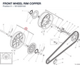 FRONT WHEEL RIM COPPER 50122201AA diagram position