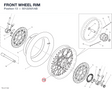FRONT WHEEL RIM 50122501AB diagram position