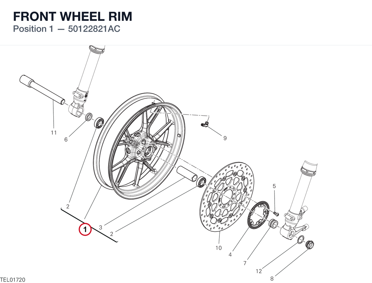 FRONT WHEEL RIM