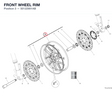 FRONT WHEEL RIM 50122901AB diagram position