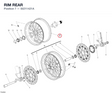 RIM REAR 50211421A diagram position