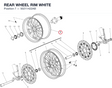 REAR WHEEL RIM WHITE 50211422AB diagram position