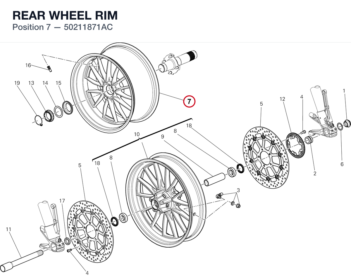 REAR WHEEL RIM 50211871AC diagram position