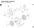 REAR WHEEL 6.00X16.5"