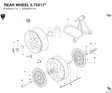 REAR WHEEL 5.75X17"