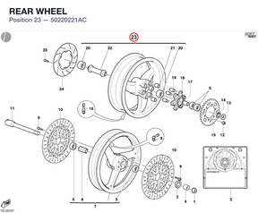 REAR WHEEL 50220221AC diagram position
