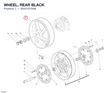 WHEEL, REAR BLACK 50221072AB diagram position