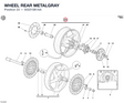 WHEEL REAR METALGRAY