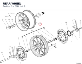 REAR WHEEL 50221351B diagram position
