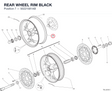 REAR WHEEL RIM BLACK 50221581AB diagram position