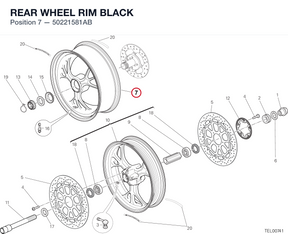 REAR WHEEL RIM BLACK 50221581AB diagram position
