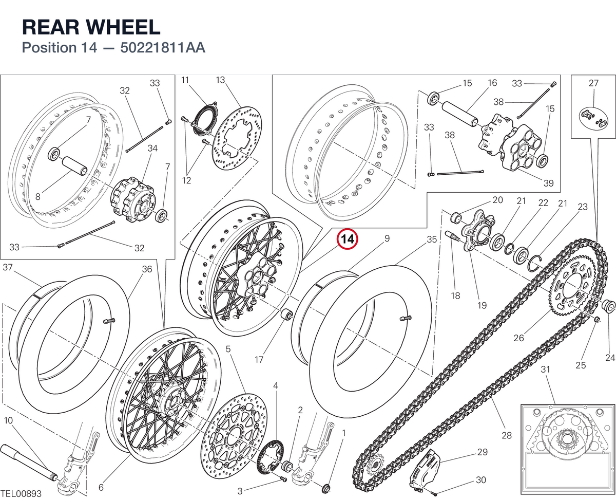 REAR WHEEL 50221811AA diagram position