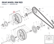 REAR WHEEL RIM RED 50222031AB diagram position