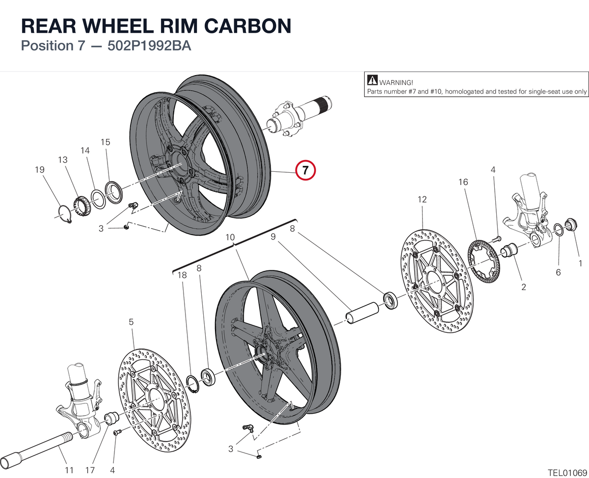 REAR WHEEL RIM CARBON 502P1992BA diagram position