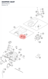 Diagram preview: DAMPER SEAT (96307040120)
