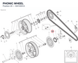 PHONIC WHEEL 50410051A diagram position
