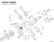 PHONIC WHEEL 50410271B diagram position