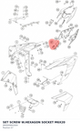 Diagram preview: SET SCREW W.HEXAGON SOCKET M6X20 (J900000602004)