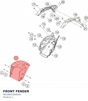 Diagram preview: FRONT FENDER (96308010000HC)