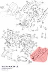 Diagram preview: MASK SPOILER L/S (60308002000B1A)