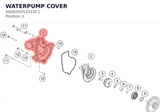 Diagram preview: WATERPUMP COVER (A60035052010C1)