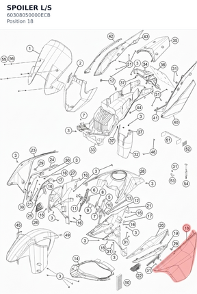 Diagram preview: SPOILER L/S (60308050000ECB)