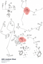 Diagram preview: ABS module filled (A61042031044)