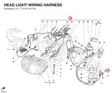 HEAD LIGHT WIRING HARNESS