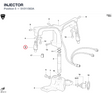 INJECTOR 51011563A diagram position
