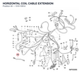 HORIZONTAL COIL CABLE EXTENSION