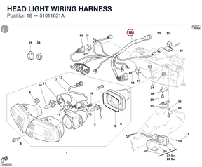 HEAD LIGHT WIRING HARNESS