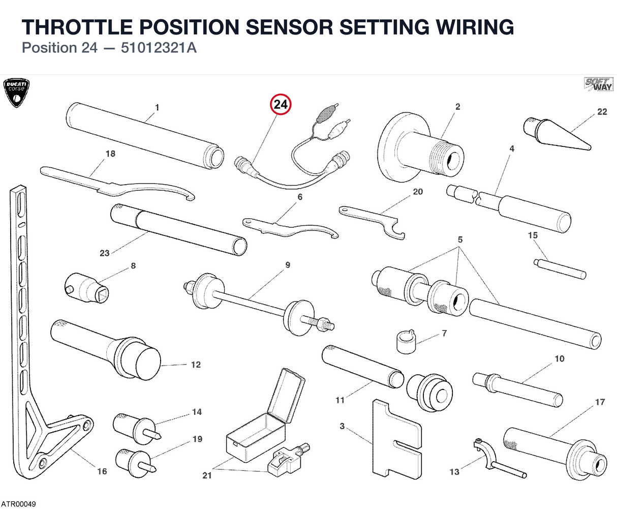 THROTTLE POSITION SENSOR SETTING WIRING