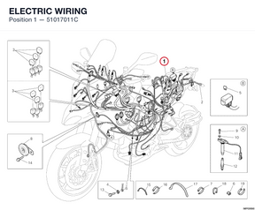 ELECTRIC WIRING 51017011C diagram position