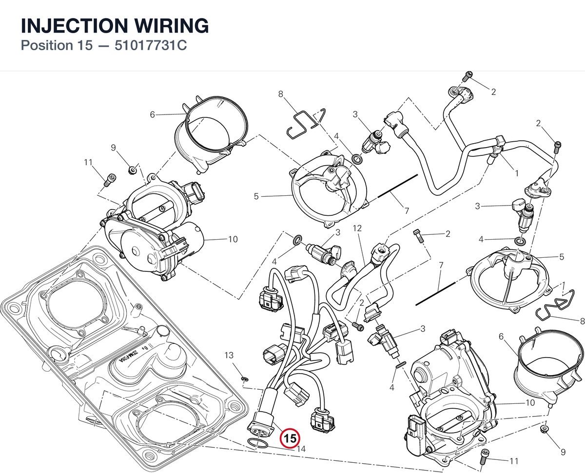 INJECTION WIRING 51017731C diagram position