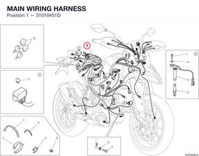 MAIN WIRING HARNESS 51018451D diagram position