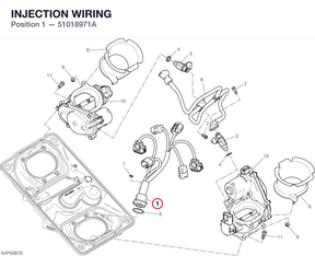 INJECTION WIRING 51018971A diagram position