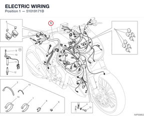 ELECTRIC WIRING 51019171B diagram position